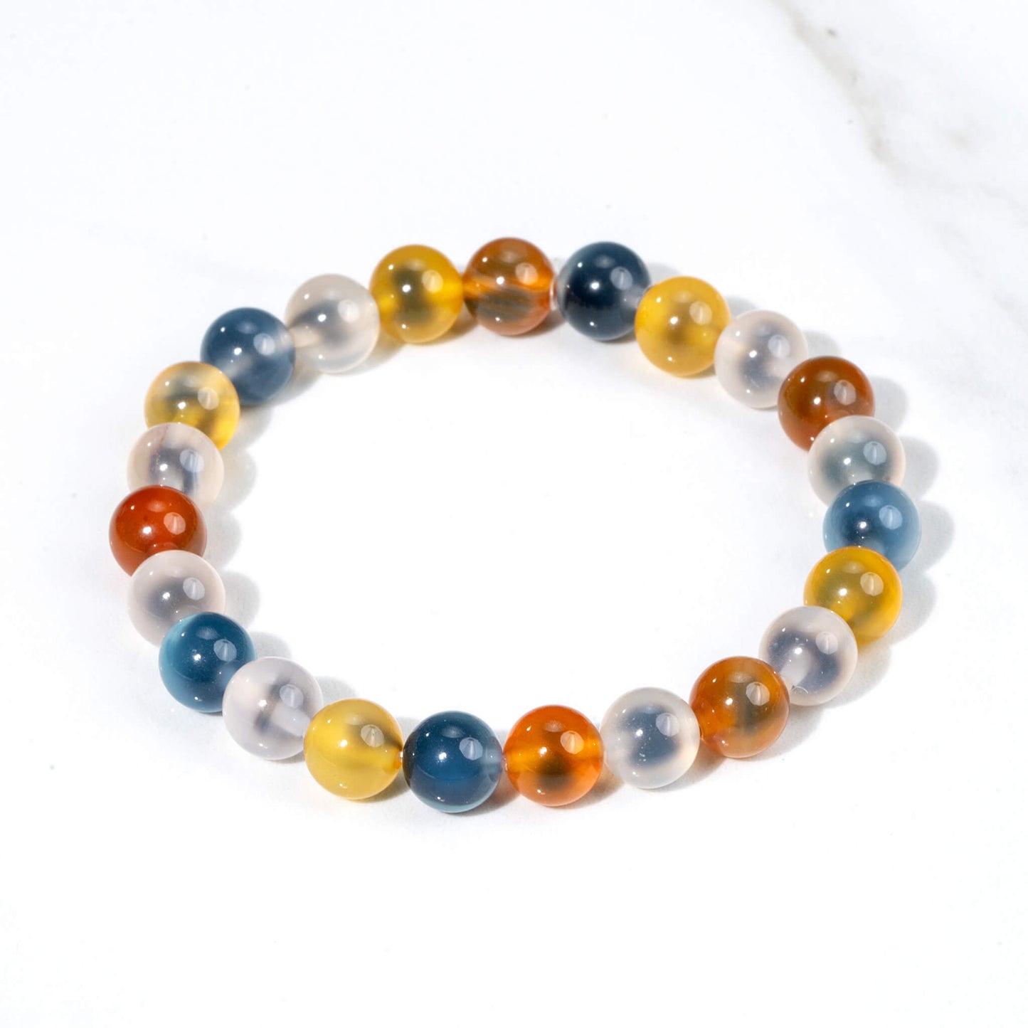 Gobi Candy Heart Agate Bracelet