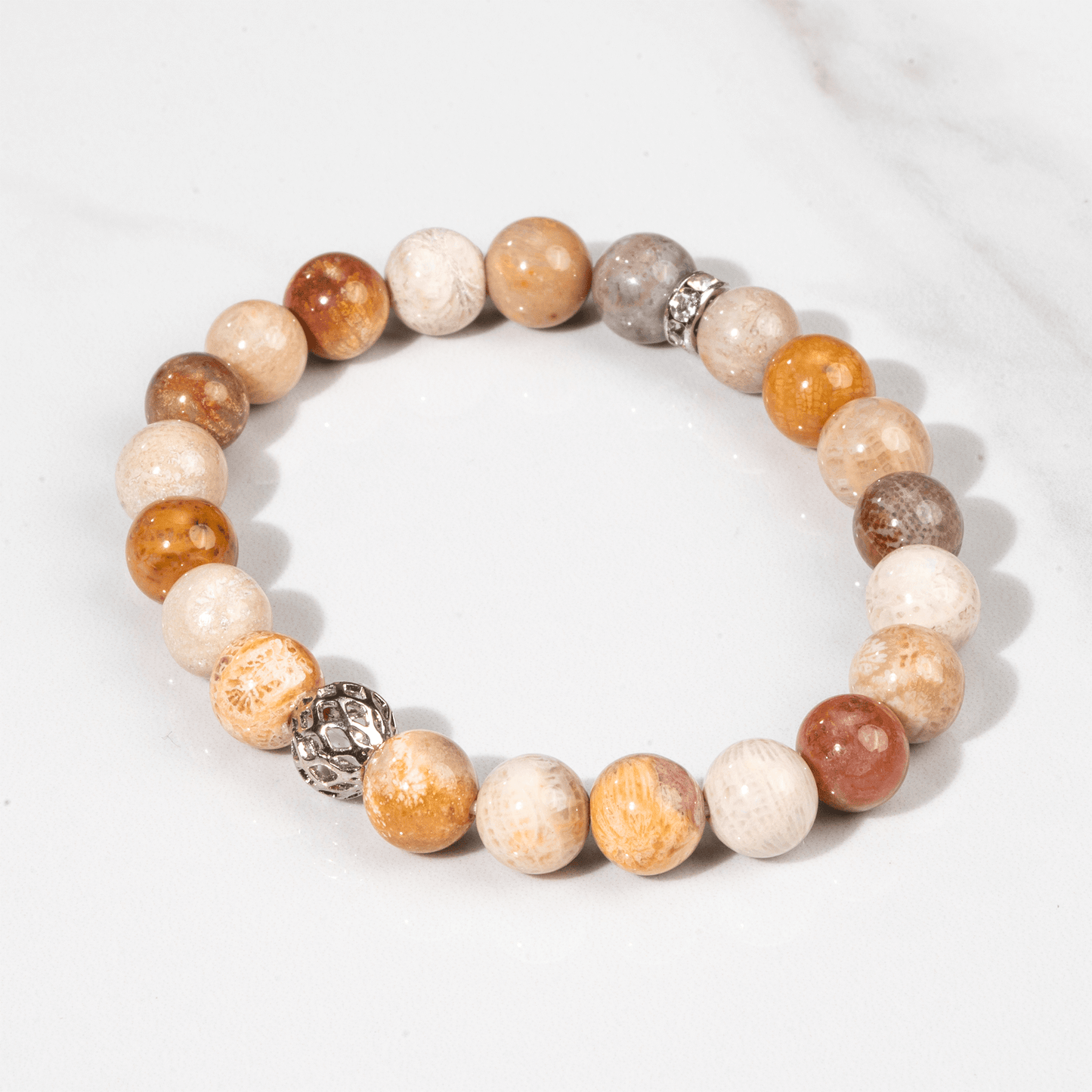 Coral Jade Bracelet