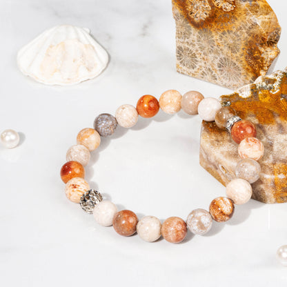 Coral Jade Bracelet