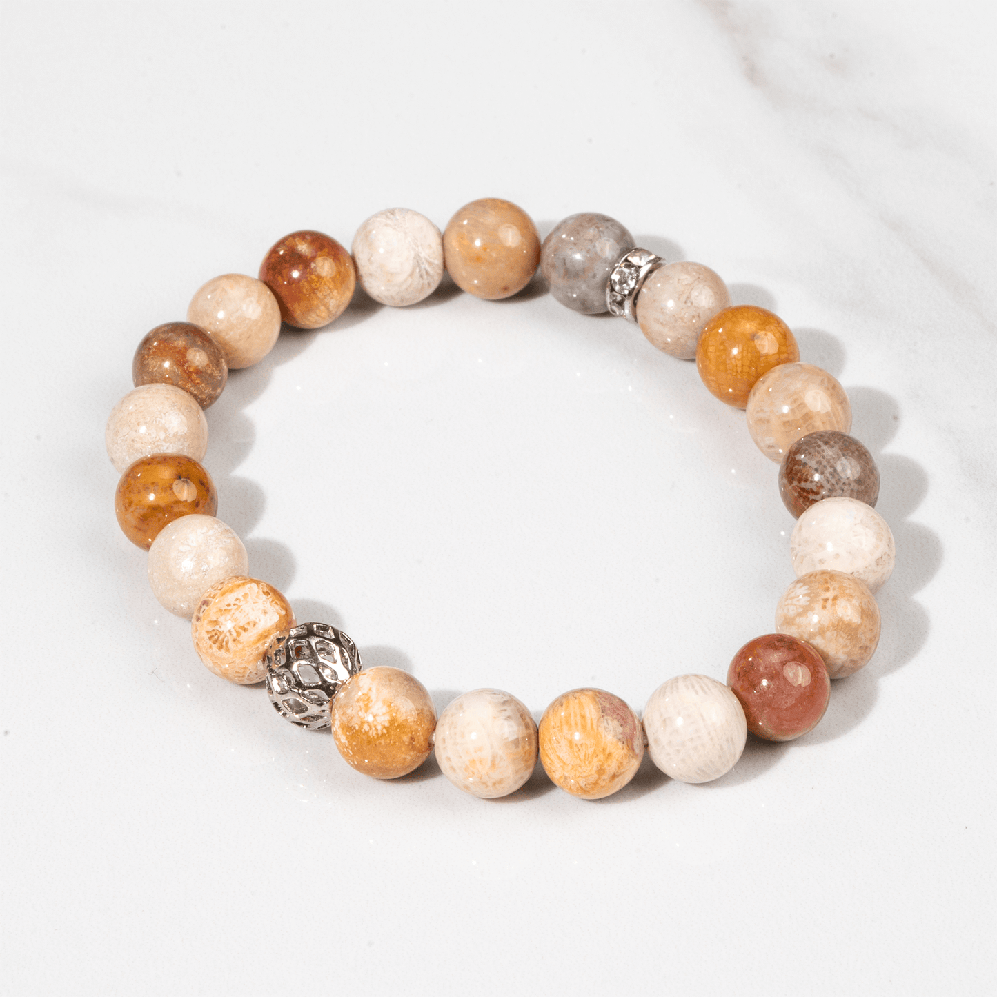 Coral Jade Bracelet