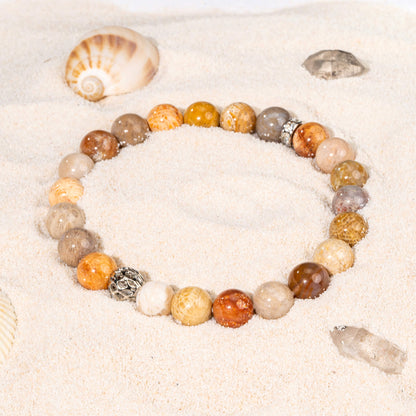 Coral Jade Bracelet