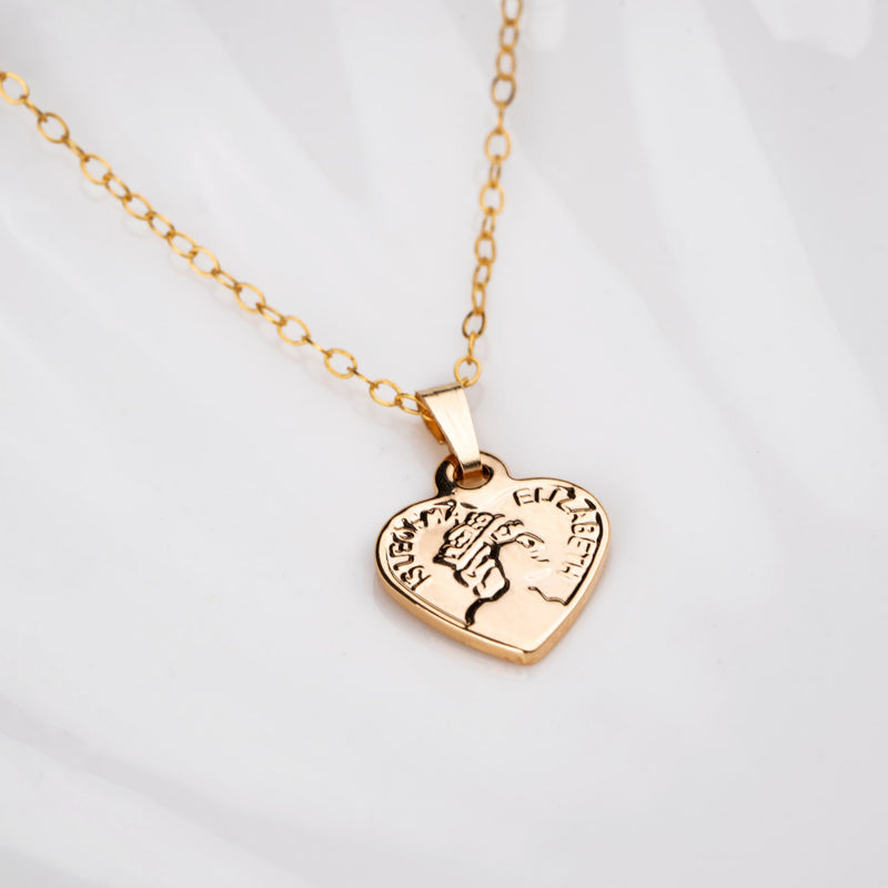 Elizabeth Heart Necklace