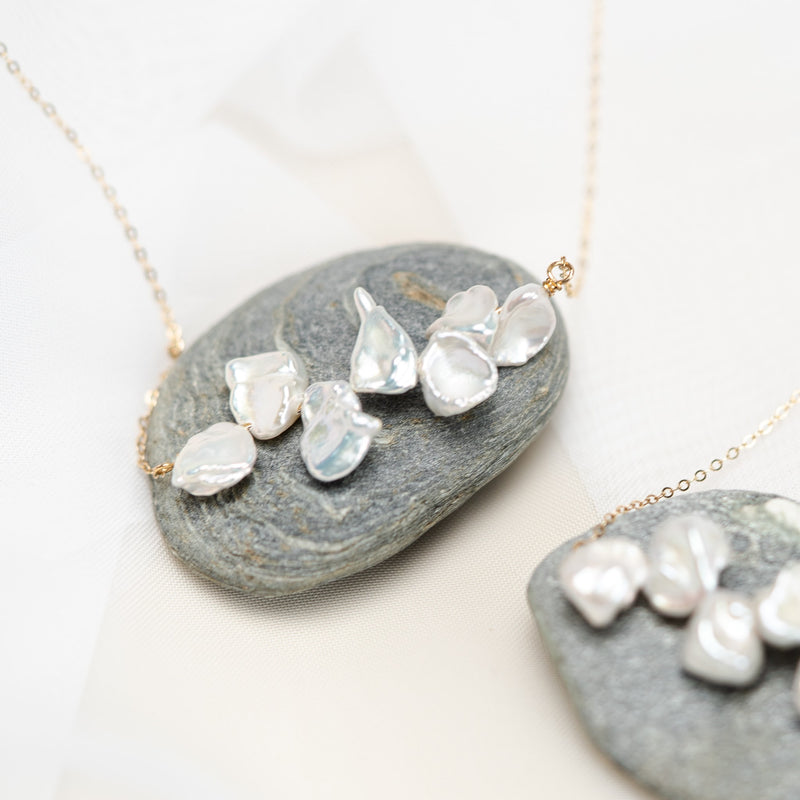 Pebble's Pearl Necklace