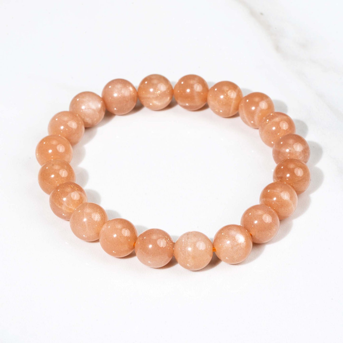 Peach Moonstone Bracelet