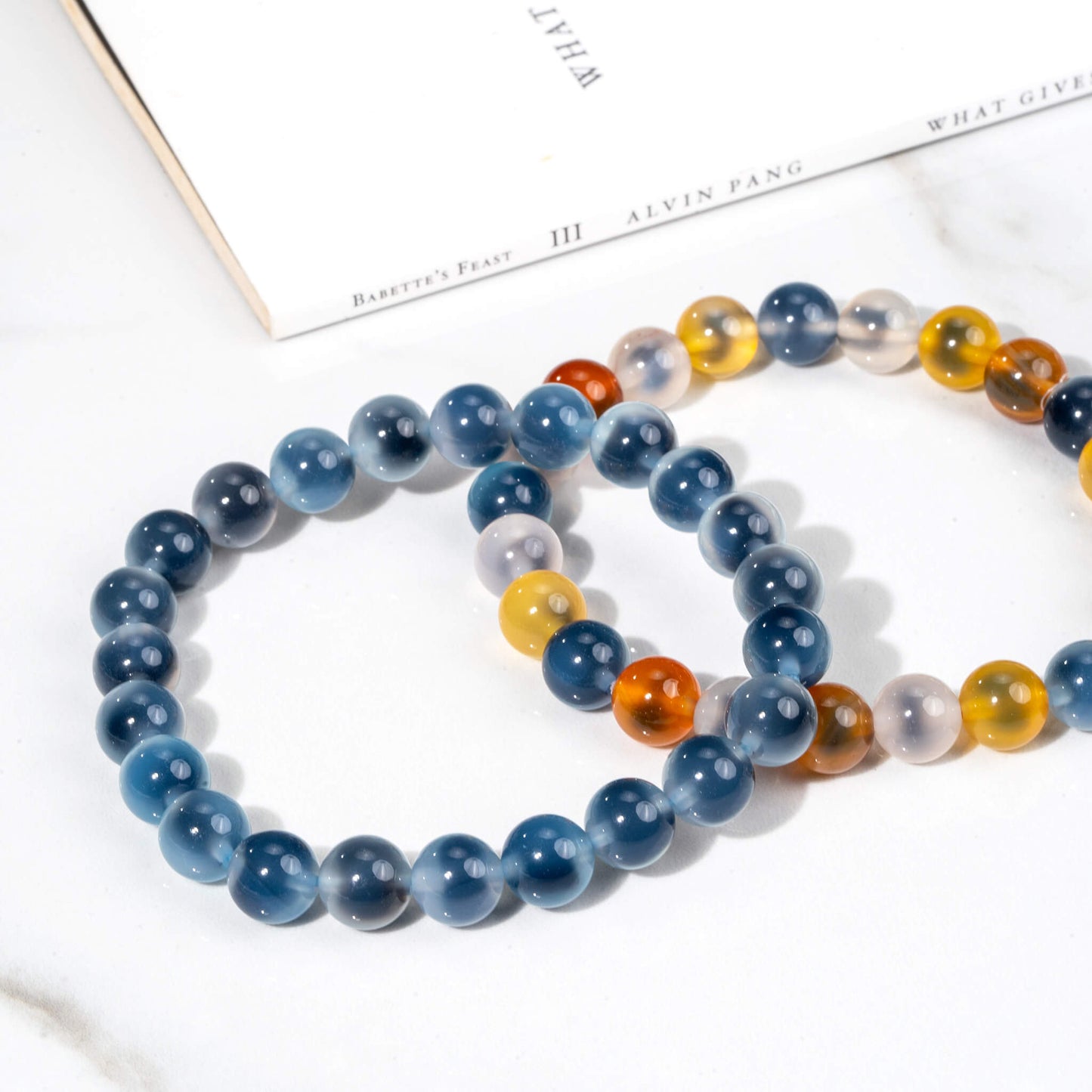 Gobi Candy Heart Agate Bracelet