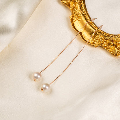 Odette Pearl Threader Earrings